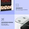 A collage of images showcasing features of an electric fireplace. Produktbild-Vorschau