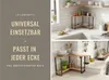LS-LebenStil Küchenregal Eckregal Holz 30cm Stehendes Produktbild-Vorschau 3