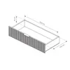 AX LIVING Armoire de rangement moderne Vespasia - Beige, Voir les images du produit 9