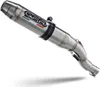 A motorcycle exhaust system is shown against a white background. Produktbild-Vorschau