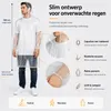 Regenponcho Set 6 Stuks - Fietsponcho - Regencape Productafbeelding-voorbeeld 3