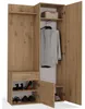 Selsey Duvio – Flurgarderobe mit Schrank und Spiegel, Eiche Produktbild-Vorschau 8