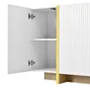 Buffet Merax avec 3 portes et 3 tiroirs, commode avec Voir les images du produit 10