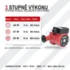 AVANSA 25-6/180 oběhové čerpadlo pro topení 230 V – DN25 Náhled obrázku produktu 2
