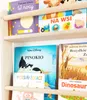 Bücherregal für Kinder- holz bücherregal für die wand - Produktbild-Vorschau 3