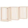 A light-colored wooden pet gate is shown against a white background. Anteprima dell’immagine prodotto