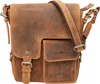 Greenburry Umhängetasche Leder Herren Damen braun VINTAGE Produktbild-Vorschau 10