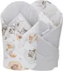 Babynest Set Babymam 7-teilig Baumwolle Minky Grau Produktbild-Vorschau 6