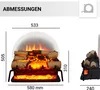 Elektrokamin Einbaukamin BALDERIA Lily – Heizung bis 1500 Produktbild-Vorschau 5
