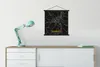 MuchoWow® Textilposter Bayreuth - Stadtplan - Karte - Gold Produktbild-Vorschau 3