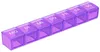WELLGRO Tablettenbox für 7 Tage - Pillendose 1 Fach pro Tag Produktbild-Vorschau 1