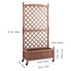 VEVOR 2x skrzynka na kwiaty z kratą 75 x 33 x 156 cm Podgląd zdjęcia produktu 8