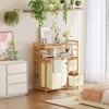 AdelDream Wäschekorb 4 Fächer 2 Regale Wäschesammler 140L Produktbild-Vorschau 4