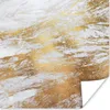 MuchoWow® Poster Marmor - Muster - Gold - Weiß 75x75 cm - Produktbild-Vorschau 1