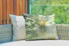 MuchoWow® Outdoor Kissen - Ölgemälde grün - 60x40 cm - Produktbild-Vorschau 3