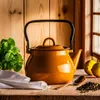 Emajlo Olkusz | Emaille-Wasserkessel 2,5 l – Orange Uni – Produktbild-Vorschau 2