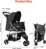 Carrello pieghevole per cani SucceBuy, capacità di carico Anteprima dell’immagine prodotto 2