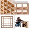 KADAX Weinregal aus Holz, 52 x 25.5 x 52 cm, Natürlich,  1 Produktbild-Vorschau 15