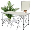 Verk 14469 Set de camping pliant pour 4 personnes beige Voir les images du produit 5
