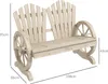 Outsunny Gartenbank mit Armlehne Sitzbank Gartenmöbel Produktbild-Vorschau 3
