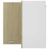 vidaXL Rohová nástenná skrinka Lyon Sonoma dub 57x57x60 cm Náhľad obrázku produktu 6