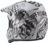 Crosshelm Helm Kinderhelm Motorradhelm Motocross Skeleton Produktbild-Vorschau 8