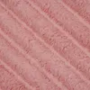 A close-up view of a pink fleece blanket with a ribbed texture. Náhľad obrázku produktu