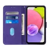 Galaxy A03S Hülle, Schlank Prägung Flip Leder Kartenfächer Produktbild-Vorschau 4
