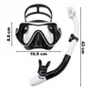 Kit de plongée avec tuba : masque et tuba - Taille adulte L Voir les images du produit 2