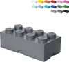 LEGO Storage Brick 8 (dunkelgrau) Produktbild-Vorschau 7