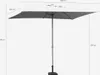 Rectangulaire Café Hôtel Parasol de jardin 3x2 Parasol en Voir les images du produit 4