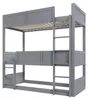 Dreibett Etagenbett 90 x 200 cm, modulares Kinderbett mit 3 Produktbild-Vorschau 9