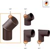 INEFA Regenrohrbogen 45 Grad für Fallrohr, PVC DN100 / Produktbild-Vorschau 3