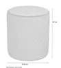Sitzhocker Sitzpouf Pouf Fußhocker Hocker in Smaragdgrün Produktbild-Vorschau 3