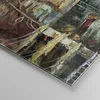 Bilder auf glas - Einteilig - Kutter Hafen Öl - 80x120cm - Produktbild-Vorschau 5