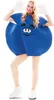 Blaue Schokolinse Kostüm Sweet Candy für Erwachsene Produktbild-Vorschau 5