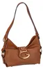 Braune Mini-Handtasche mit Reißverschluss & Kontrastdetails Produktbild-Vorschau 9