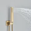 Ari Sistema doccia a incasso Oro Spazzolato Termostatico Anteprima dell’immagine prodotto 6