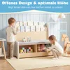 COSTWAY 3 in 1 Bücherregal Kinder mit Sitzbank, Kinderregal Produktbild-Vorschau 5