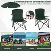 COSTWAY Campingstuhl faltbar, Klappstuhl mit Schirm, Sitz, Produktbild-Vorschau 8