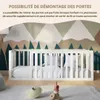 Crazy Pine Lit d'enfant 140x190 cm - Blanc - Lit au sol Voir les images du produit 7