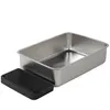 Katzentoilette XXL Edelstahl Katzenklo mit Deckel, Pedals & Produktbild-Vorschau 10