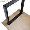 MetaloPro 2 sztuki metalowych nóg stołowych, czarne, 72 cm Podgląd zdjęcia produktu 7
