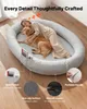 SucceBuy Hundebett für Menschen und Hunde, 178x120x24 cm, Produktbild-Vorschau 4