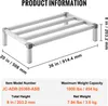 Étagère de stockage en aluminium VEVOR, 36 x 20 pouces Voir les images du produit 7