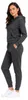 Damen Jogginganzug einfarbig 100% Baumwolle 586 Anthrazit L Produktbild-Vorschau 2