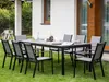 BELIANI Gartentisch Grau Kunstholz und Aluminium Ausziehbar Produktbild-Vorschau 2