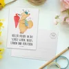Mr. & Mrs. Panda Ansichtskarte Schulanfang Freude - Weiß - Produktbild-Vorschau 3