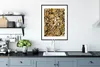 MuchoWow® Gerahmtes Poster Tierhaut - Schlange - Gold 60x80 Produktbild-Vorschau 4