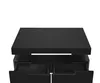 MODFU Table Basse Noire avec Rangement Intégré et Tiroirs - Voir les images du produit 9